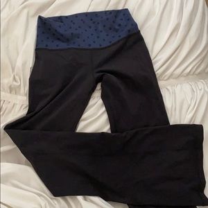 Wunder under high waisted flared lulu pants